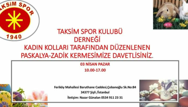 PASKALYA - ZADİK KERMESİNE DAVET