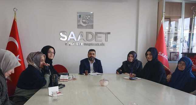 YERLİ MALI HAFTASI ŞİŞLİ’DE SAADET PARTİSİ’NDE KUTLANDI