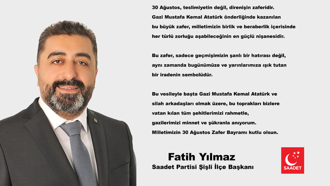 30 AĞUSTOS ZAFER BAYRAMIMIZIN 103.YILI KUTLU OLSUN!