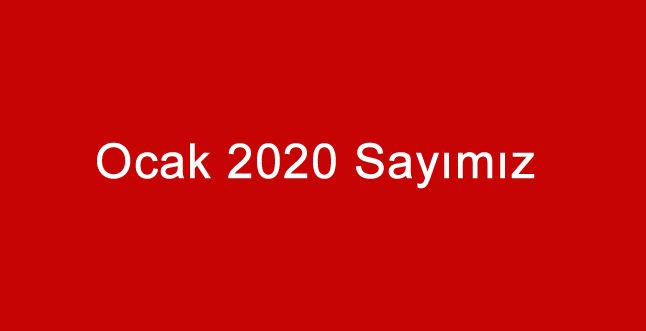 OCAK 2020 SAYIMIZ